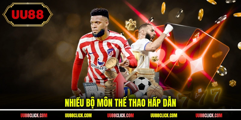 Nhiều bộ môn thể thao hấp dẫn